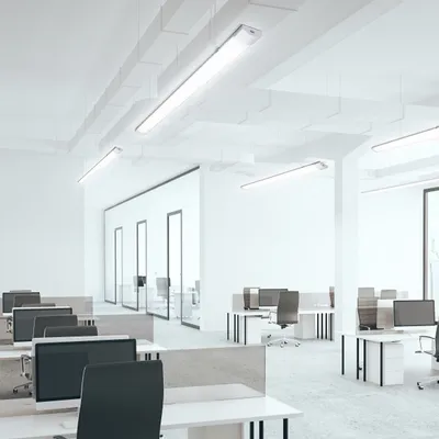 Obrázek produktu pro Fiqops LED světlo odolné proti vlhkosti stropní světla neutrální bílé dílenské stropní světlo garáž 150cm 48W