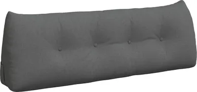 Produktbild von vidaXL Rücken Kissen Dunkelgrau 140 x 24 x 50 cm Stoff