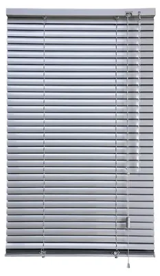 Aluminium Jalousie 70x160 cm Silber, Klemm- oder Schraubmontage