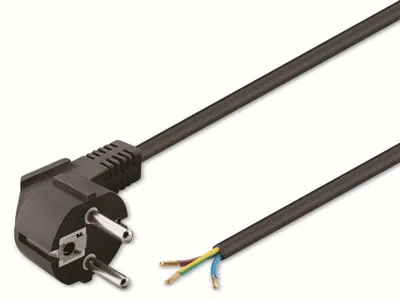 Image de GOOBAY Câble à contact de protection NK 103 S-500, 5 m, noir