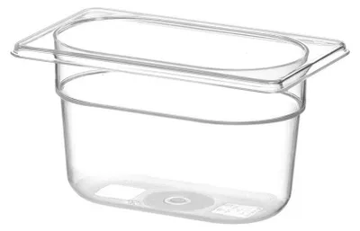Image de HENDI Récipients Gastronorme 1/9, Profi Line, GN 1/9, 1L, Transparent, 176x108x(H)100mm