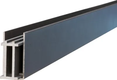 Produktbild von Ecosteck-Set für Senkrechtmontage 175 x 5 cm anthrazit