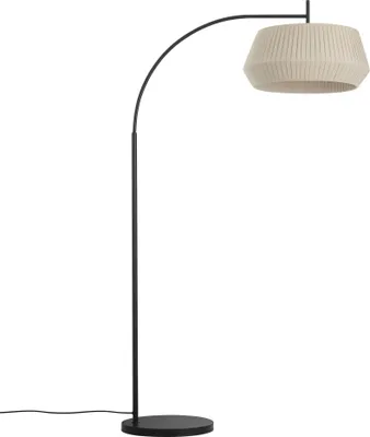 Produktbild von Dicte Stehlampe Leselampe Ø 53 cm Beige / Schwarz
