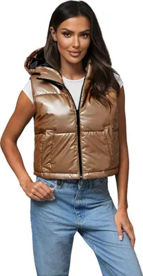 Produktbild von Damen Weste Gold OZONEE JS/5M3190/84 M