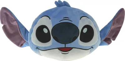 Produktbild von Lilo & Stitch - Geformt-Gefülltes Kissen TA14212 (30 cm x 24 cm) (Blau/Violett/Weiß)