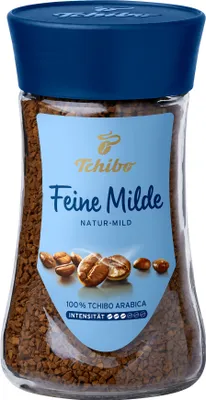 Produktbild von Tchibo Feine Milde Instantkaffee, 100g - 1er-Pack, löslicher Bohnenkaffee, koffeinhaltig
