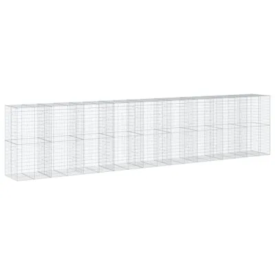 Produktbild von Gabione mit Deckel 900x100x200 cm Verzinktes Eisen