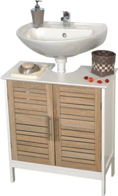 Produktbild von ZENZEE Waschbeckenunterschrank, Badschrank, Badezimmerschrank, Waschtisch Unterschrank, Badmöbel, H70 x B60 x D30