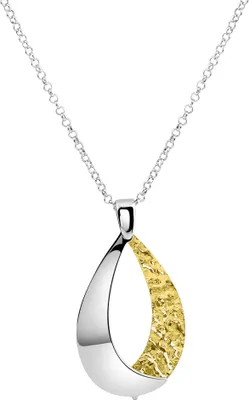 Produktbild von Zeeme Silber Anhänger mit Kette 925/- Sterling Silber bicolor