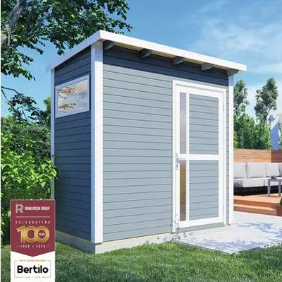 Obrázek produktu pro Bertilo zahradní domek Pentus 1 - 19 mm šedý Pentus 1: 234x115 cm