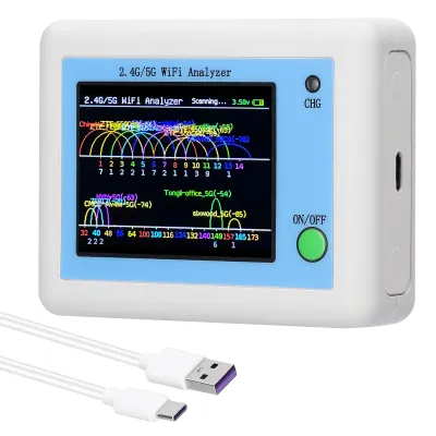 Produktbild von WIFI Signal Scanner 2.4G/5G WIFI Signal Usage Analyzer Router Management Assistant mit 2,4 Zoll Farbdisplay