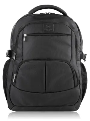Produktbild von Herren schwarz wasserdicht Laptop-Rucksack für die Arbeit Paolo Peruzzi T-104-BL