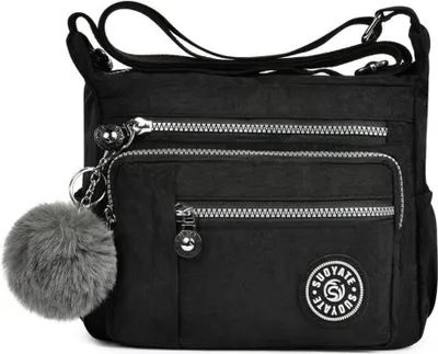 Image de Aucuu Nylon Sac à bandoulière Femme Crossbody Bag Multifonctionnel Sac à bandoulière