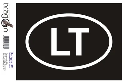 Produktbild von Aufkleber / Autoaufkleber - JDM / Die cut / Auto / OEM - Litaün LT - 110x70 mm silber - Heckscheibe / Heckscheibenaufkleber