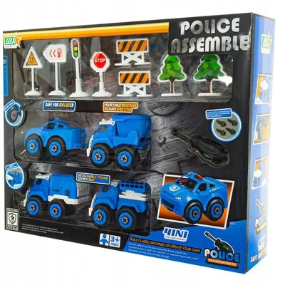 Zdjęcie produktu dla Nd35_72224_Ebz269-40 Zabawka Policja Do Skladania