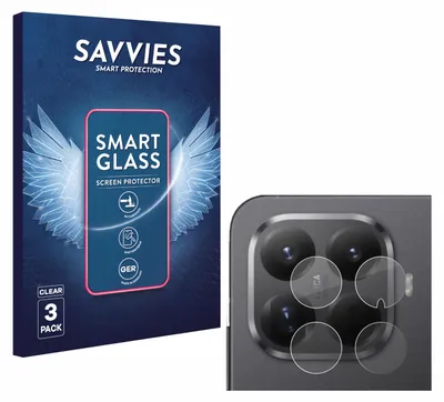 Produktbild von 3x Savvies Schutzglas Folie für Xiaomi 15T Pro (NUR Kameraschutz) 9H Panzer Schutzfolie Glas Displayschutz klar transparent