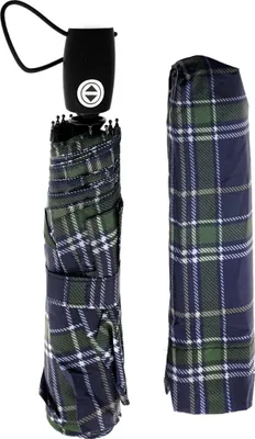Image de Parapluie de poche compact à carreaux avec housse de protection - robuste et stylé Motif 4