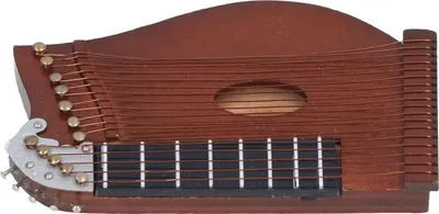 Image de Modèle de guzheng, présentoir d'instruments de musique miniatures en bois pour la décoration intérieure