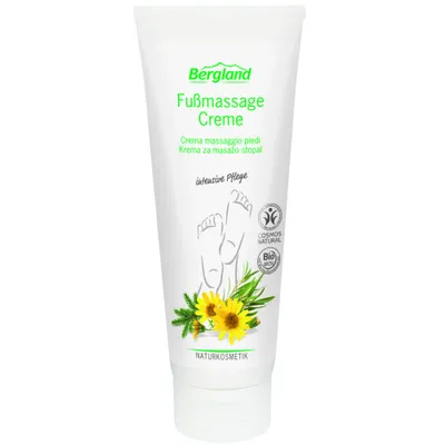 Produktbild von Fußcreme 100ml, erfrischend & pflegend für müde Füße, mit naturreinen Ölen