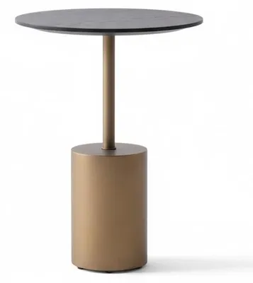 Immagine prodotto di 2 tavolini laterali, stile moderno, colore nero, pratici, ideali per il soggiorno