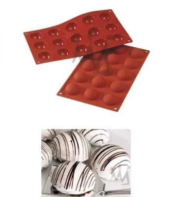 Produktbild von Sf005 Halbkugel - Silikonform Ø40 H 20 Mm