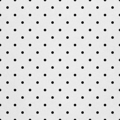 Produktbild von OUTDOOR DEKOSTOFFE OXFORD - Motiv Schwarze Punkte auf weißem