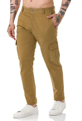 Produktbild von Red Bridge Herren Chino Cargo Hose Basic Camel W33 L34