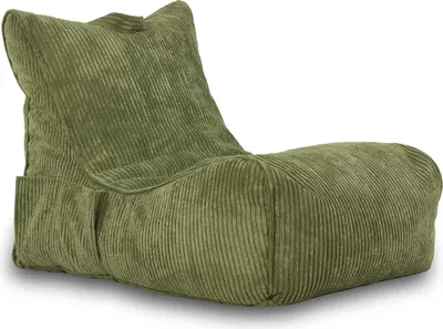 Obrázek produktu pro Ecopuf Fuzzy, Křeslo Chaise Longue, Sedací Vak sedací vak 60x80, Zelená Sz20