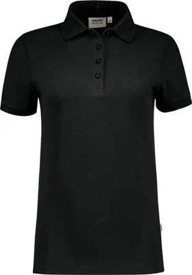 Produktbild von HAKRO Hakro Damen Poloshirt Bio Baumwolle Gots #301 Gr. L schwarz