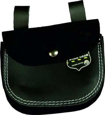 Produktbild von Nagel- / Werkzeugtasche, Leder, 2 Taschen + Deckel