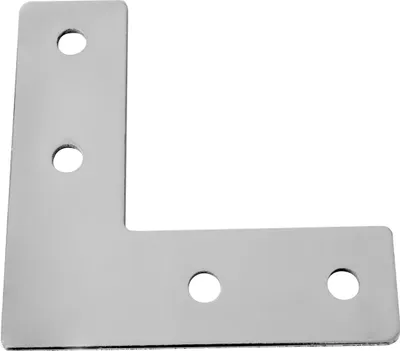 Produktbild von KLAK 40 - Verbinderplatte - L - 110x110mm Aussen L-Schnekel Flachverbinder 40x40 Aluprofil - 1 Stück