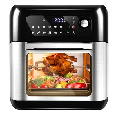 Produktbild von 10L Heißluftfritteuse XXL Fritteuse Fritteusen Heißluft Ofen Friteuse Digitale