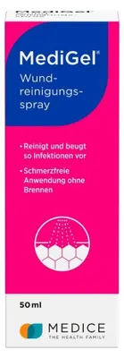 Produktbild von MediGel Wundreinigungsspray, 50 ml Lösung