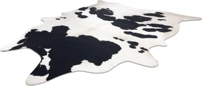 Zdjęcie produktu dla Dywan Sztuczna Skóra Bydlęca, Krowa G5069-1 Biało-czarna skórka wielokolorowy 100x150 cm