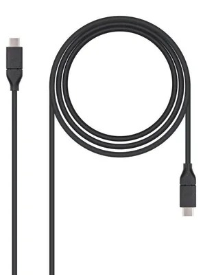 Productafbeelding van USB-C 3.1 Kabel NANOCABLE 10.01.4101, zwart (1 meter)