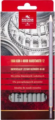 Obrázok produktu pre Koh-I-Noor 1860 ceruzky - 4H-6B - 12 ks.