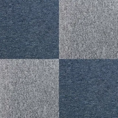 Immagine prodotto di MonsterShop - 40 piastrelle di moquette, 50 x 50 cm, per 10 m², nei colori blu e grigio
