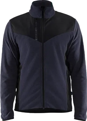 Produktbild von Blakläder Strickjacke mit Softshell 5942, Farbe:Dunkel Marineblau/Schwarz, Größe:M