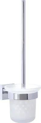 Produktbild von nwb WC-Bürstengarnitur Pro 030 P03221 chrom, mit Befestigungstechnik zum Kleben