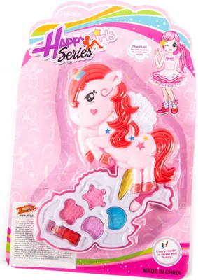 Image de Kit de maquillage pour enfants Licorne - Palette de maquillage pour filles dans une mallette cosmétique Jouet