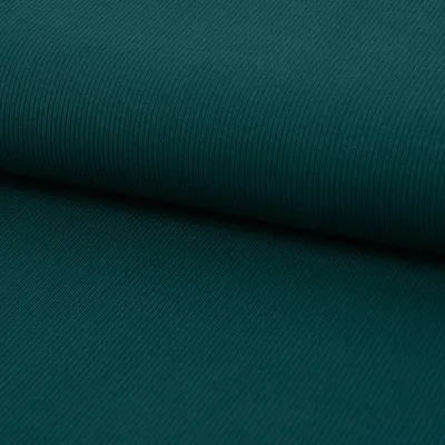 Produktbild von Baumwolljersey Stoff Meterware Jerseystoff Rib Rippenstruktur 1,45m