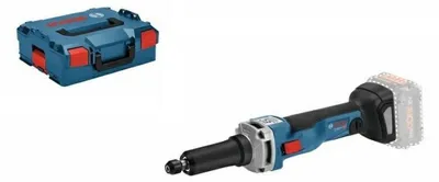 Zdjęcie produktu dla Bosch GGS 18V-23 LC Professional, Prosta szlifierka do matryc, Czarny, Niebieski, Czerwony, Srebrny, Bezszczotkowy, 23000 RPM, 8 mm, 83 dB