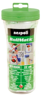 Productafbeelding van Nespoli Rollmatic, reserveverfroller, voor muren en plafonds, 22 cm