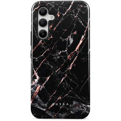 Produktbild von Hülle für Samsung Galaxy A55 - Burga Tough Hard Case Back Cover - Rose Gold Marble