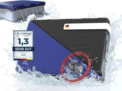 Obrázok produktu pre Kryt na bazén obdĺžnikový 360x260 cm UV PE 200g do 300x200 cm celoročný