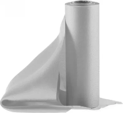 Immagine prodotto di Tessuto di raso liscio, runner da tavola, argento, 0,16 x 9 m