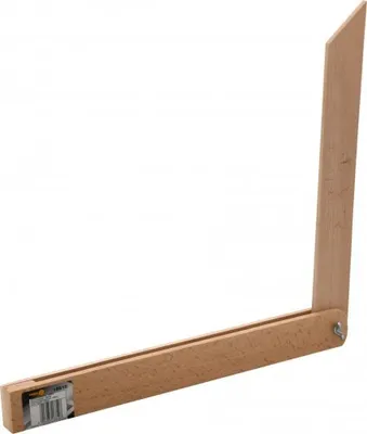 Obrázek produktu pro Úhelník 400 mm nastavitelný dřevěný