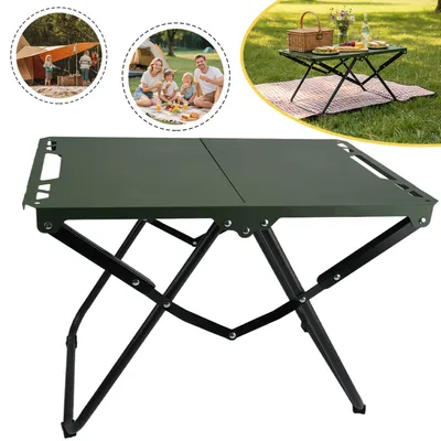Produktbild von Campingtisch Klappbar, Klapptisch mit Tragetasche, Faltbarer Outdoor Tisch für Camping, BBQ, Angeln, Picknick