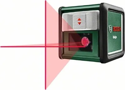 Produktbild von Bosch Quigo, 1,6 mm/m, 8°, Horizontal/Vertikal, Rot, 635 Nm (< 5 mW), Bezugspegel