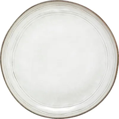 Obrázek produktu pro Sada 6 plochých talířů, průměr 26,5 cm, šedá barva s květinovým vzorem - SG Secret de Gourmet